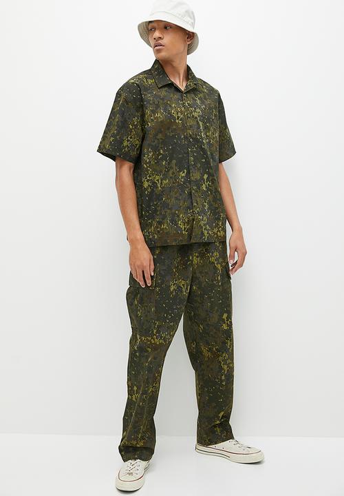 Vans - Bishop short sleeve woven grape leaf - green