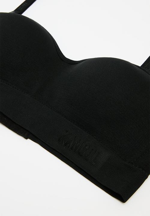 KANGOL - Single moulded seamless bandeau - black