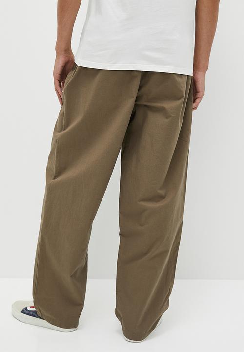 Vans - Range baggy tapered elastic waist pant canteen