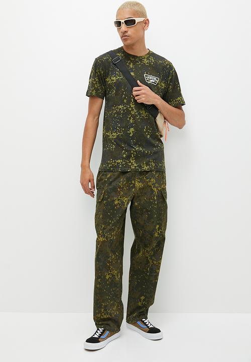 Vans - Range cargo baggy tapered elastic pant grape leaf - green 