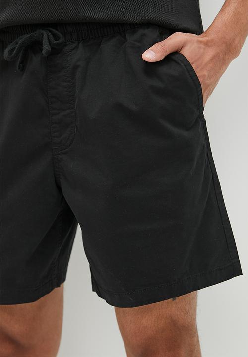 Vans - Mn range relaxed elastic short - black