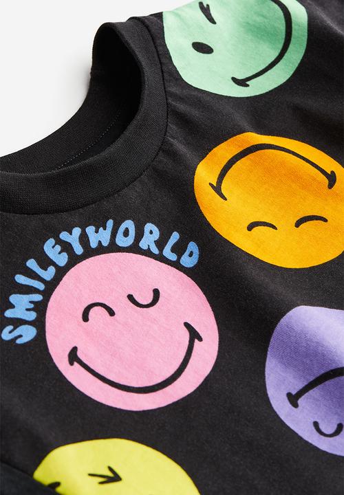 H&M - Printed T-shirt - black smiley®