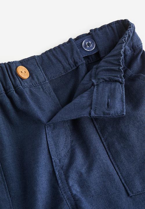 H&M - Cotton shorts - navy blue 