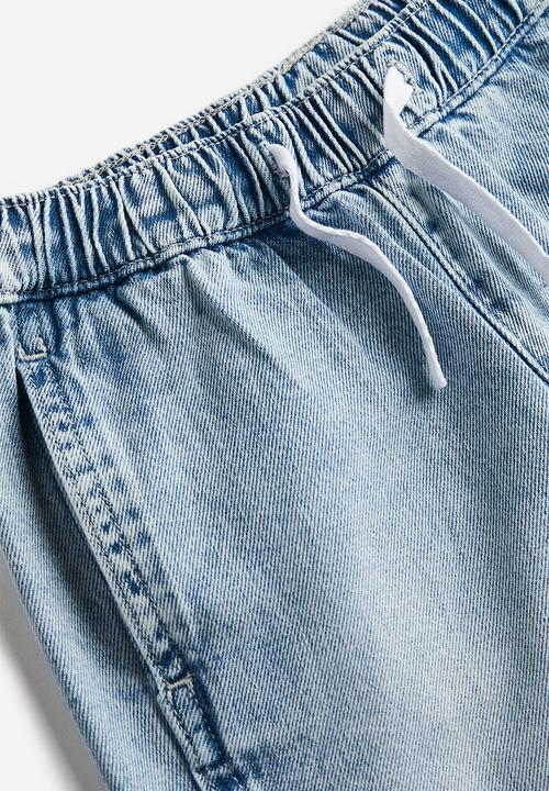 H&M - Pull-on shorts - light denim blue