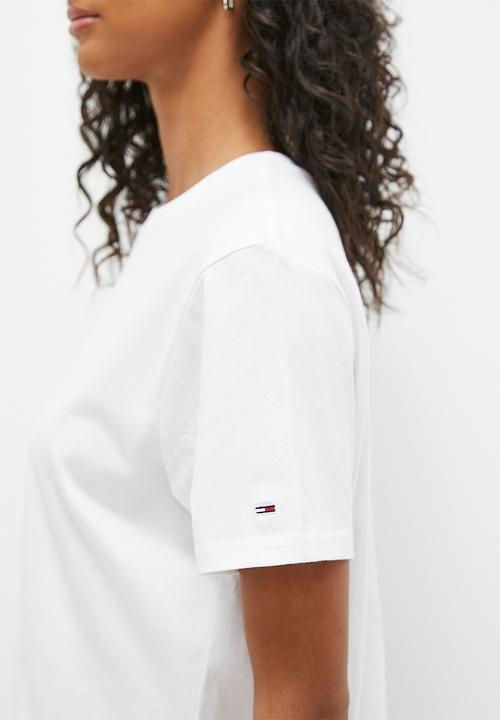 Tommy Hilfiger - Tjw cls pop badge tee - white
