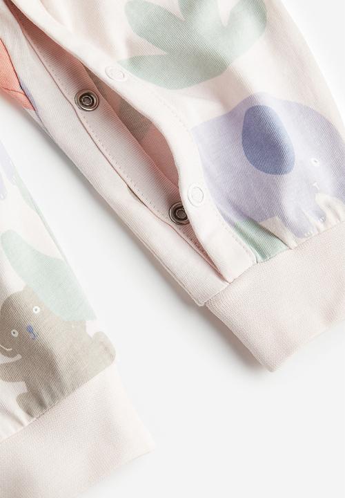 H&M - Patterned pyjamas - light pink animals 