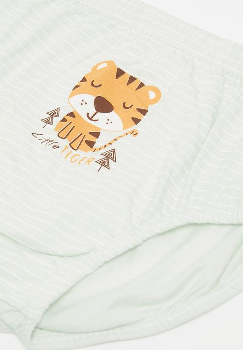 Pop Candy - Printed 5 pack briefs - tiger