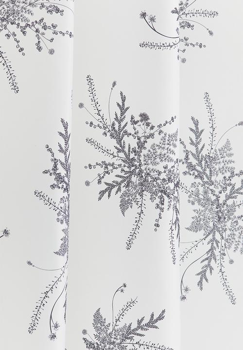 H&M - Printed shower curtain - white floral