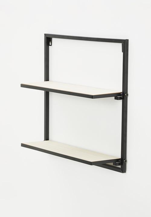 H&S - Ava wall shelf - natural & black
