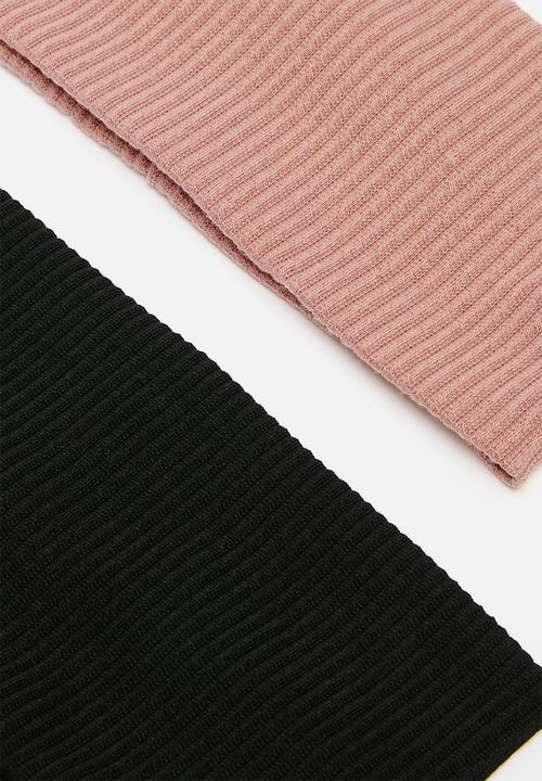 Pop Candy - Hair bands - pink & black 