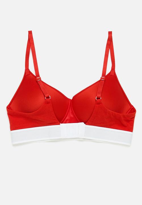 Tommy Hilfiger - Bralette lift - deep crimson