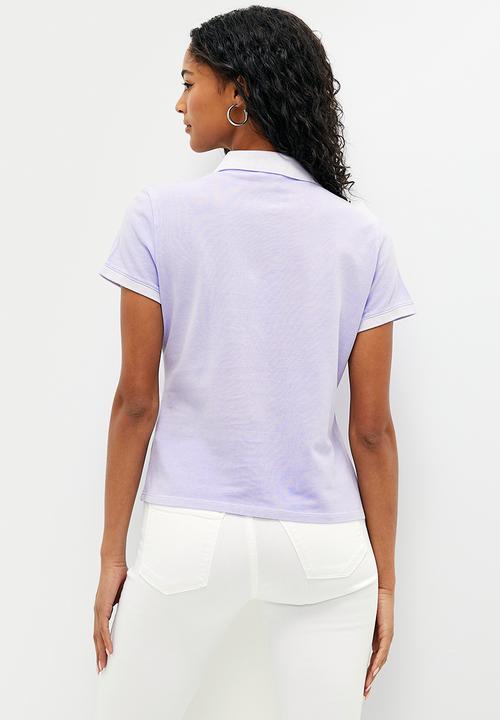 GUESS - Lds es guess logo pigue polo - blue 