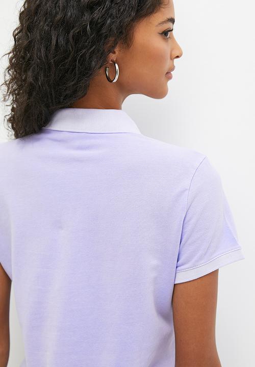 GUESS - Lds es guess logo pigue polo - blue 