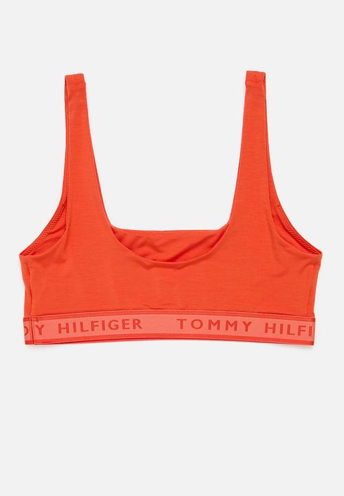 Tommy Hilfiger - Unlined bralette - deep orange