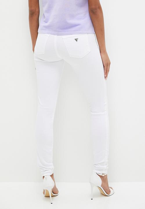 GUESS - Sexy curve mid rise - white wash 