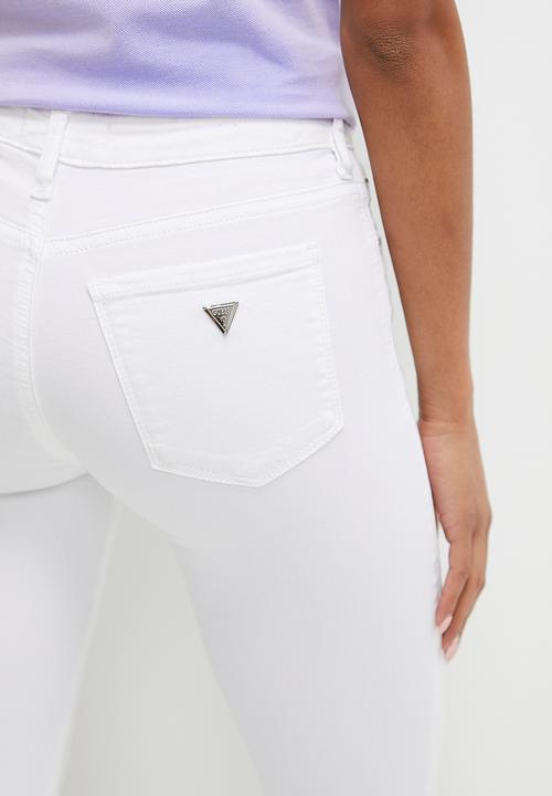 GUESS - Sexy curve mid rise - white wash 