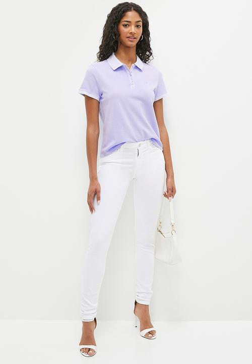 GUESS - Sexy curve mid rise - white wash 
