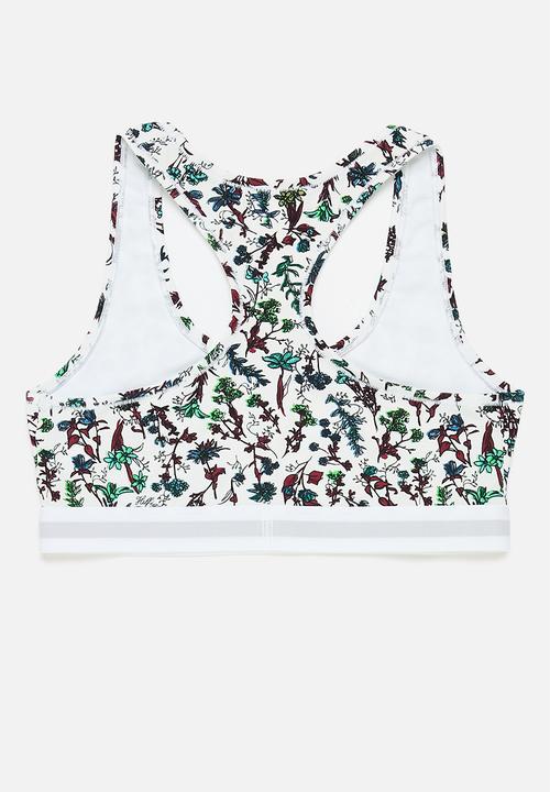 Tommy Hilfiger - Unlined bralette print - floral white
