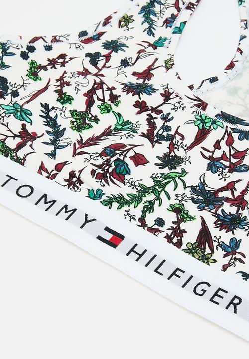 Tommy Hilfiger - Unlined bralette print - floral white