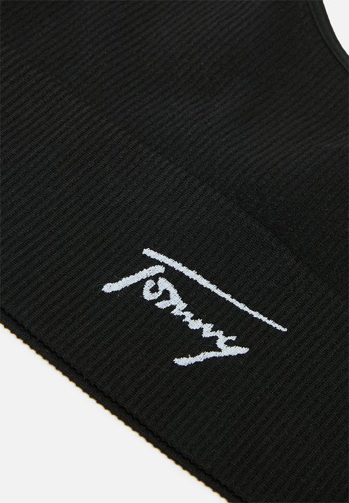 Tommy Hilfiger - Long line scoop bralette - black