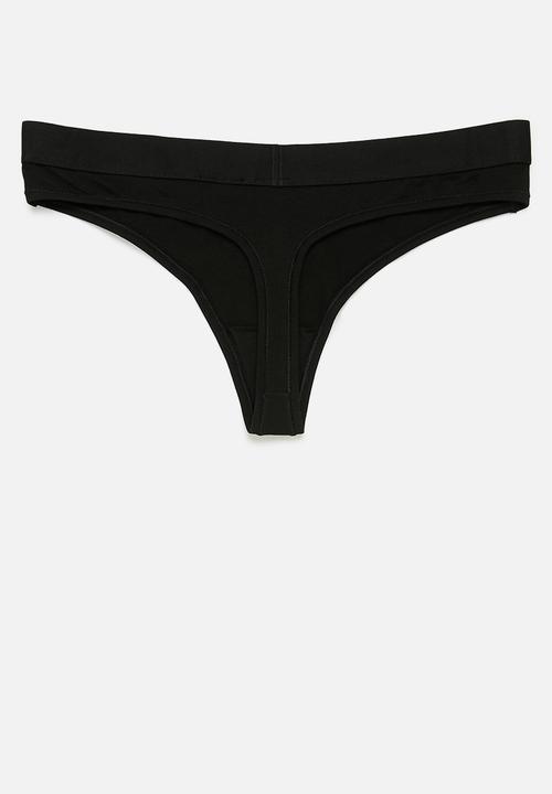 Tommy Hilfiger - Thong ext - black