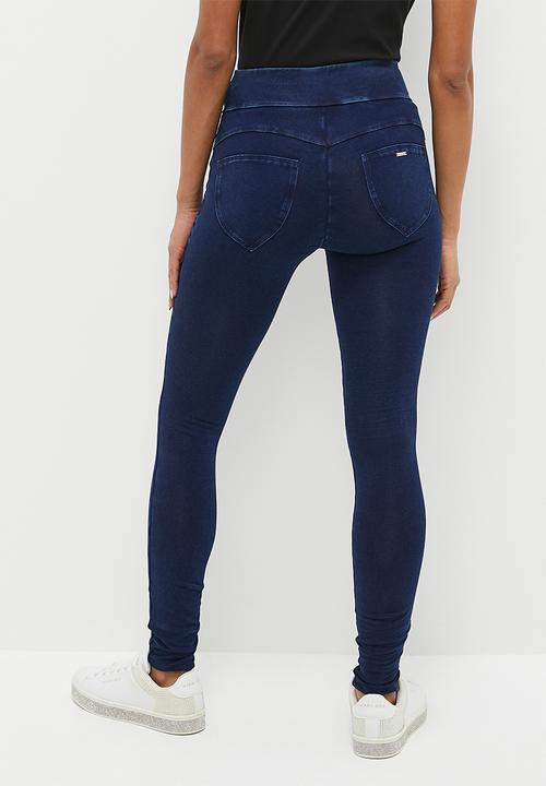 SISSY BOY - Peaches:Sculpt Knit Shaper Jegging - Indigo