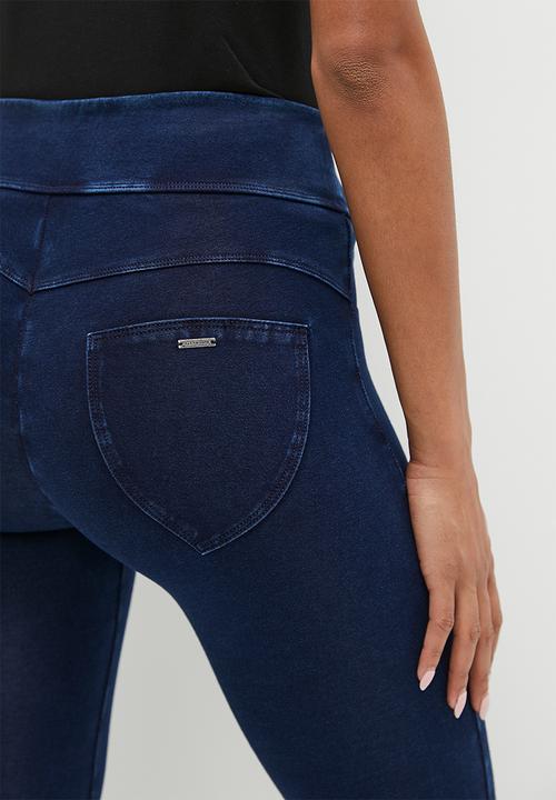 SISSY BOY - Peaches:Sculpt Knit Shaper Jegging - Indigo