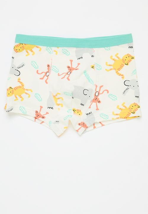 Pop Candy - Printed boxer briefs - orange & blue