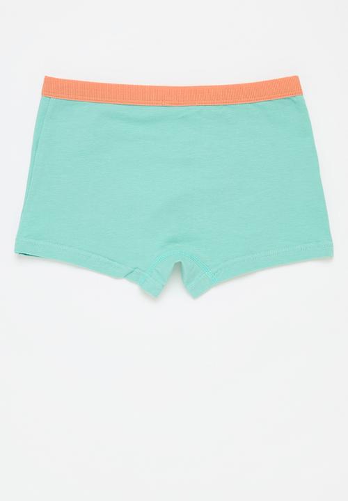 Pop Candy - Printed boxer briefs - orange & blue
