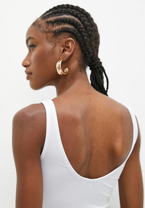 Superbalist - Scoop neck vest - white