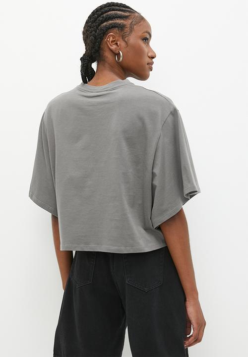 Superbalist - Boxy kimono top - charcoal