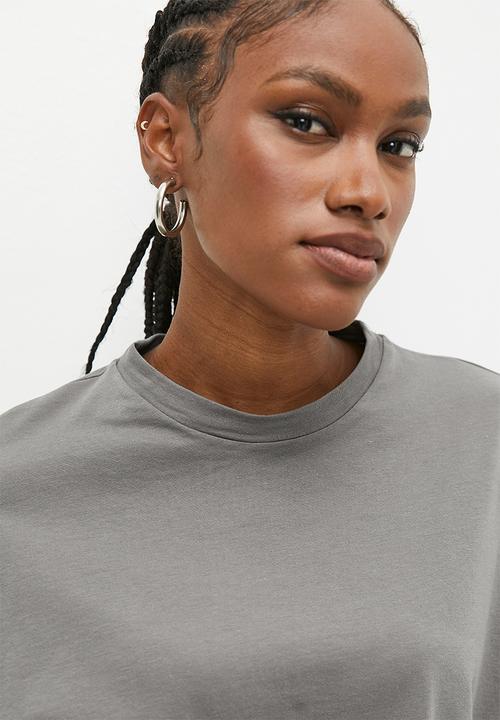 Superbalist - Boxy kimono top - charcoal