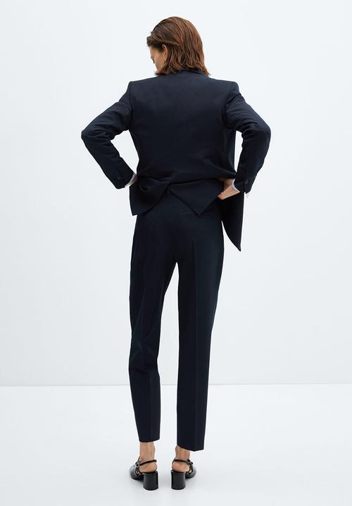 MANGO - Trousers boreal - navy