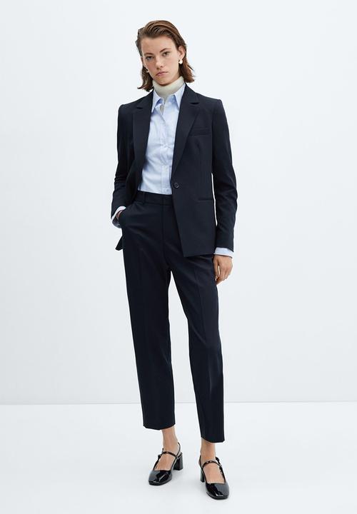 MANGO - Trousers boreal - navy
