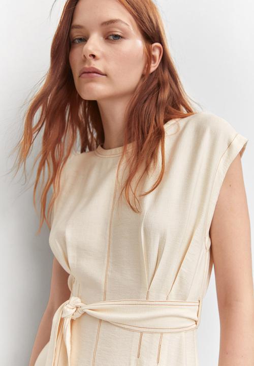 MANGO - Dress anuk-h - natural