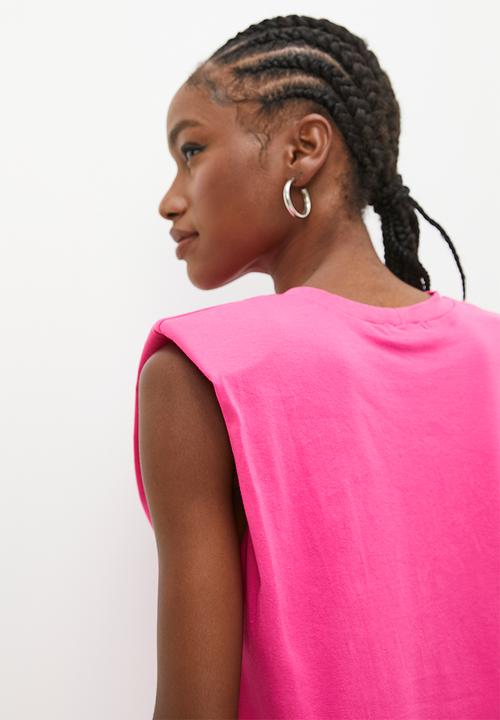 Superbalist - Shoulder detail dress - pink