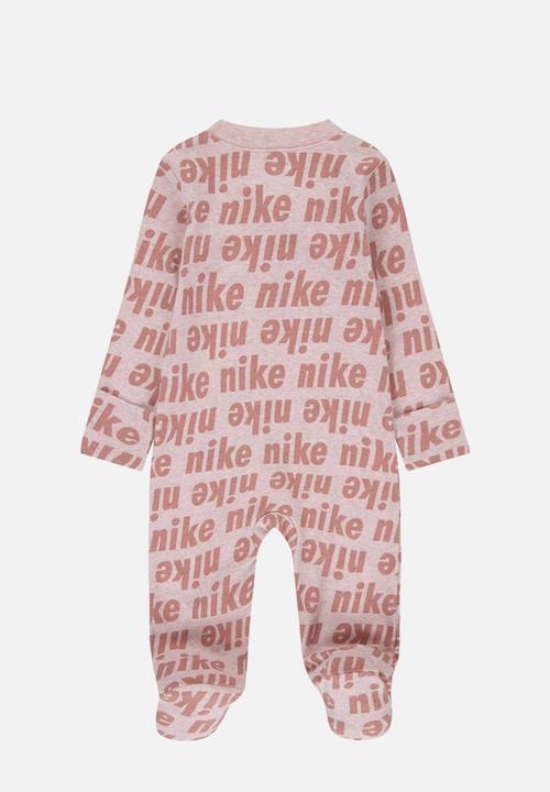 Nike - Nike e1d1 footed coverall - red stardust heather