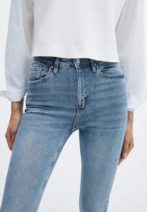 MANGO - Jeans abby - open blue