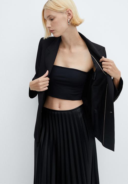 MANGO - Skirt long - black