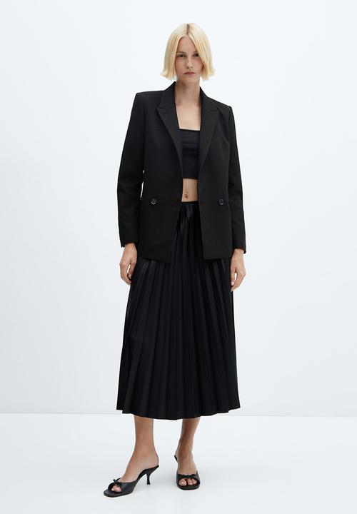 MANGO - Skirt long - black