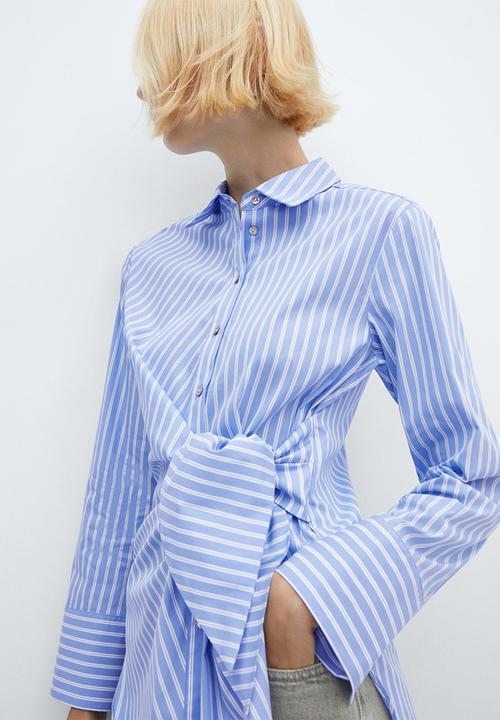 MANGO - Shirt maxima - medium blue