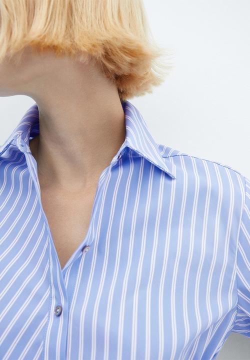 MANGO - Shirt maxima - medium blue