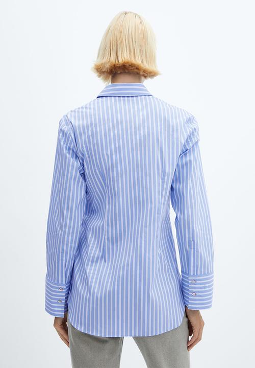 MANGO - Shirt maxima - medium blue