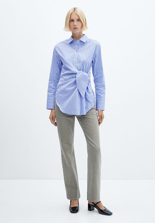 MANGO - Shirt maxima - medium blue