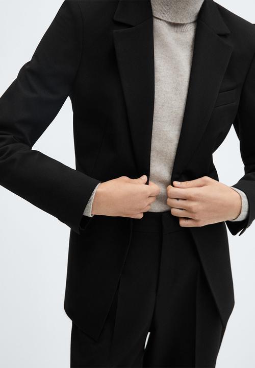 MANGO - Blazer boreal - black