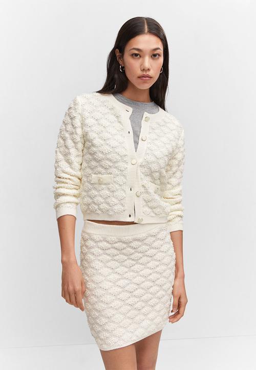 MANGO - Cardigan mbappe - light beige