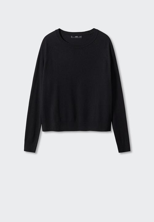 MANGO - Plus sweater lucca - black