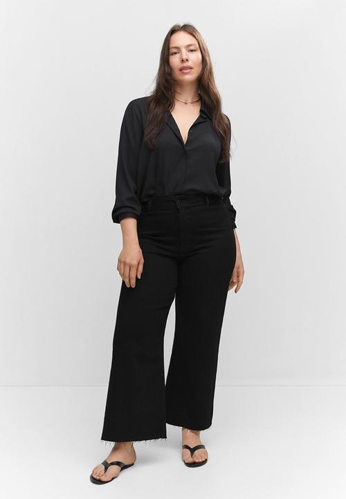 MANGO - Plus jeans catherin - open gray
