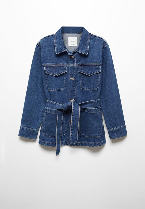 MANGO - Plus jacket susan - open blue