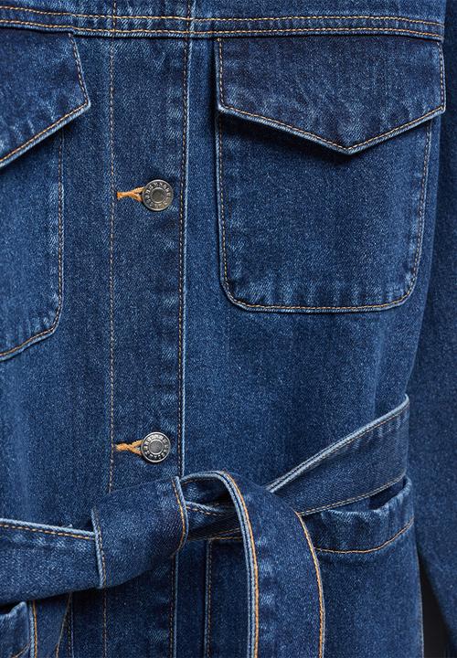 MANGO - Plus jacket susan - open blue